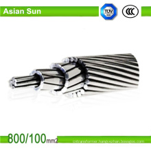 Overhead Bare Aluminium ACSR Cable Wire for ASTM BS Standards